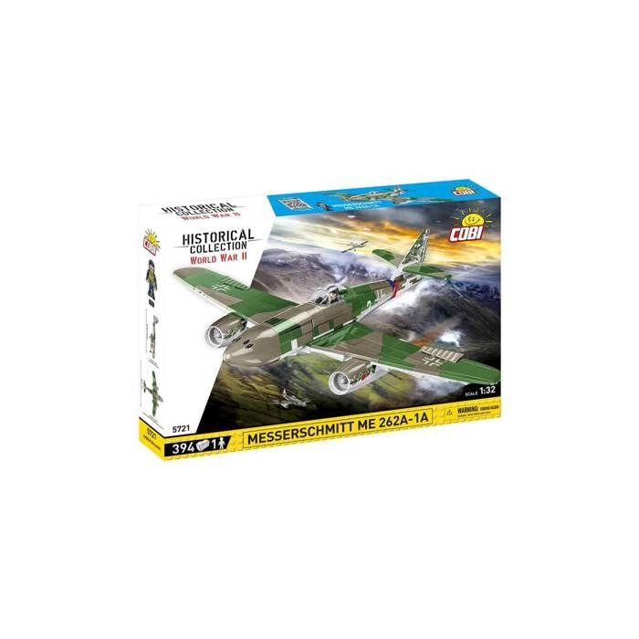 Maquette Avion - COBI - Messerschmitt Me 262A-1A - 390 pièces - Figurine pilote - À partir de 8 ans