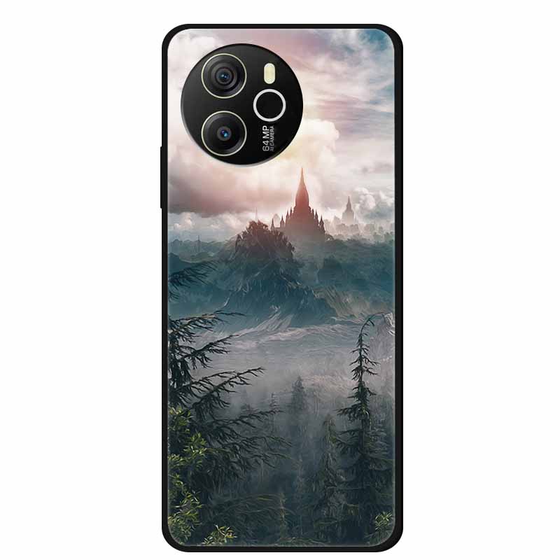 Para Funda Blackview Shark 8 Original Silicona Suave TPU Fundas de Teléfono Cubierta Trasera Para Blackview Shark8 Protector Moda Planeta Coque