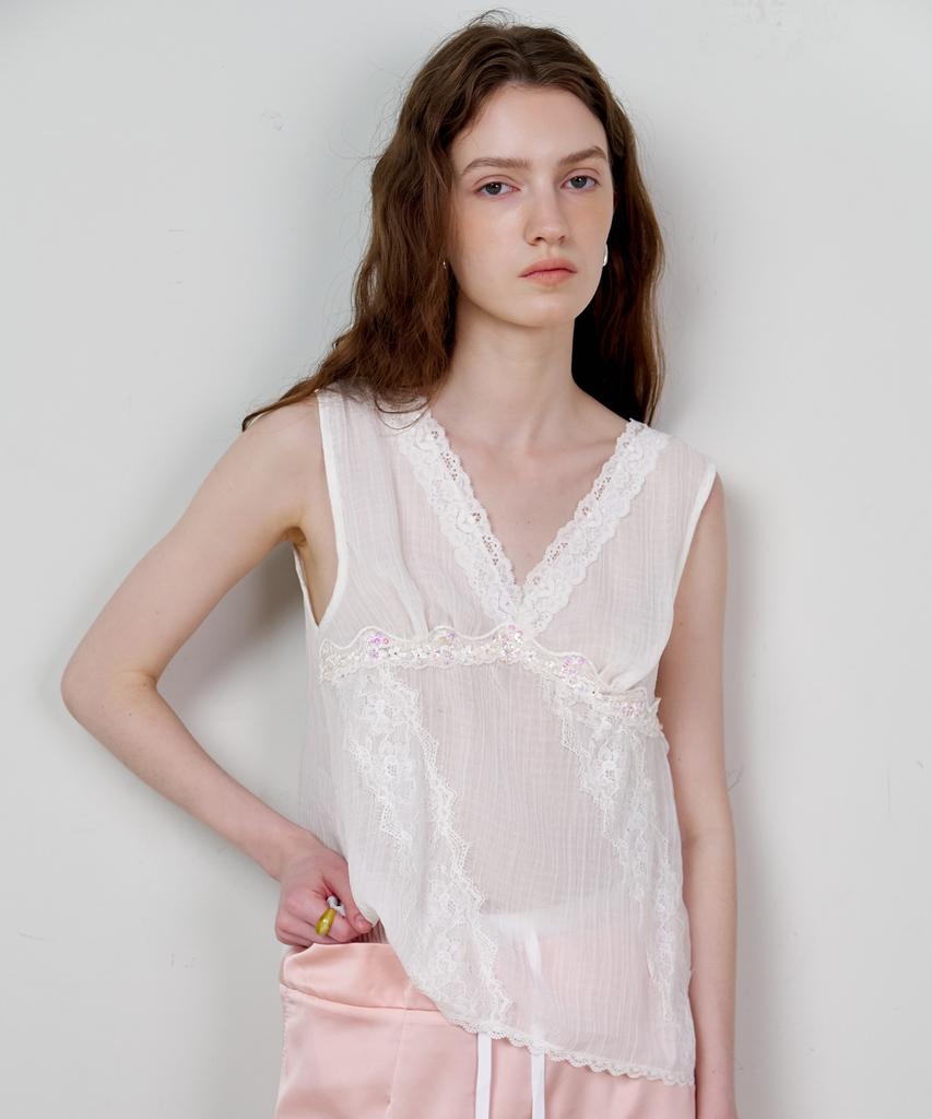Seuleubi Erin Lace Cami Blouse_2 Color