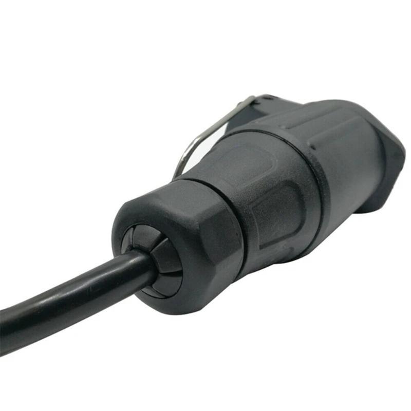 Lightweight 7 Pin to 13 Pin Adapter Connector for Efficient Trailer & Motorhomes Connectivity Stable Transmission