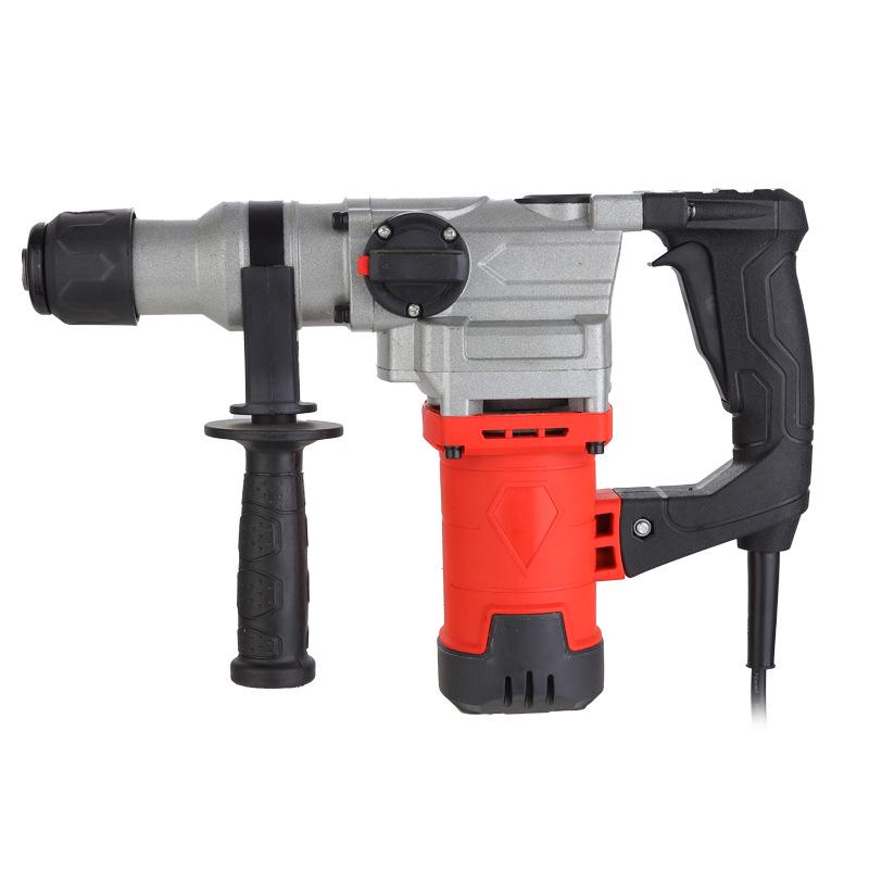 Industrial Grade Electric Hammer Drill: Multi-Functional, High-Power, Household Impact Drill with Safety Clutch for Concrete