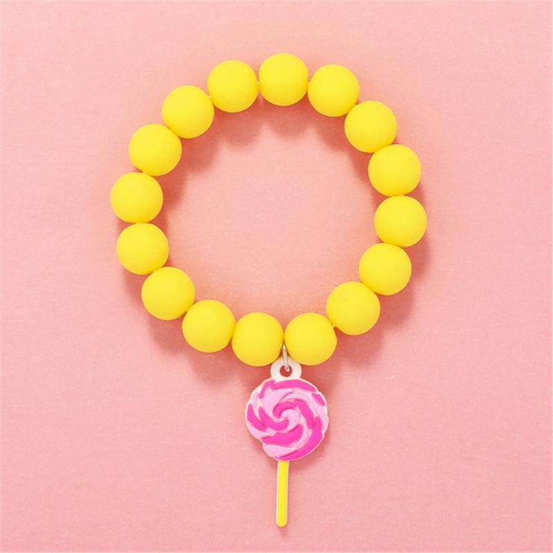 Makersland Cute Popcorn Beads Bracelet Friendship Glass Bracelets For Girls Star Moon Cloud Flower Zircon Accessories Wholesale