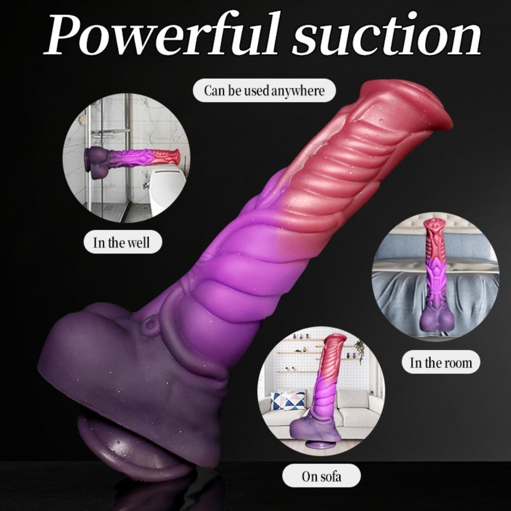 Extra Large Realistic Animal Shape Silicone Anal Plug Huge Thick Anal Dilator For Adult Anal Trainer