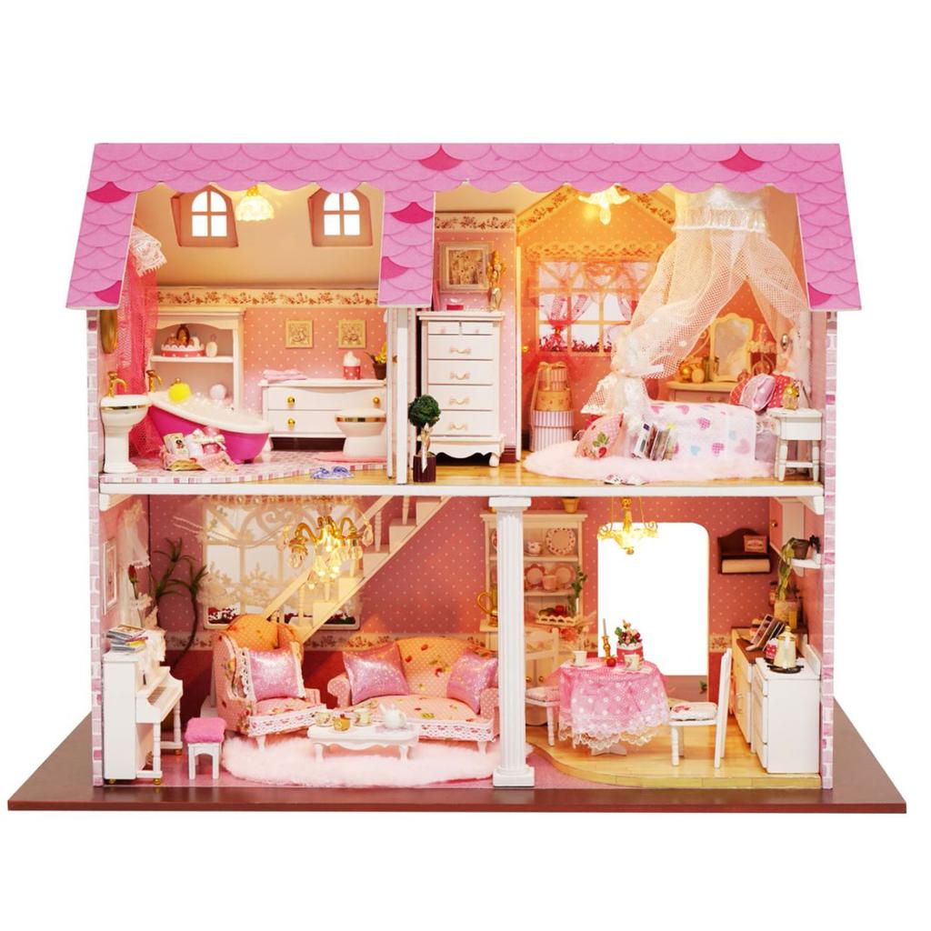 DIY Miniature House Toy Girls Handicrafts Simulation House Assembly Models Toy Gift