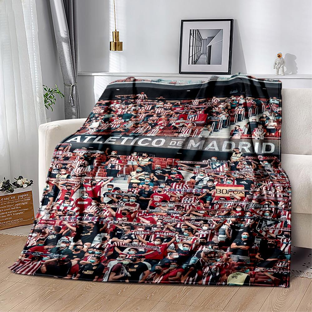 Atletico Madrid Blanket Warmthful Decor Perfect For Picnics Chair Bedding Four Seasons Universal Modern Style Best Holiday Gift For Friends Family