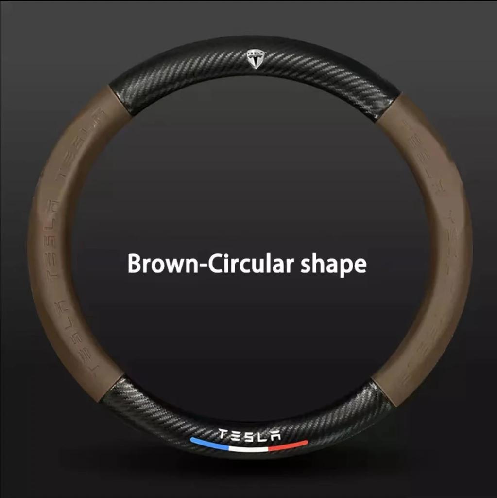 ALC1 Car Steering Wheel Cover For Tesla Model 3 S Y X Roadster 2019-2025 Auto interior Steering Wheel Accessories
