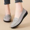 Spring Autumn Women's Shoes New Fashion Nurse Shoes Casual Flat Comfort Anti Slip Lightweight Bulltendon Bottom Flat Shoes 2025