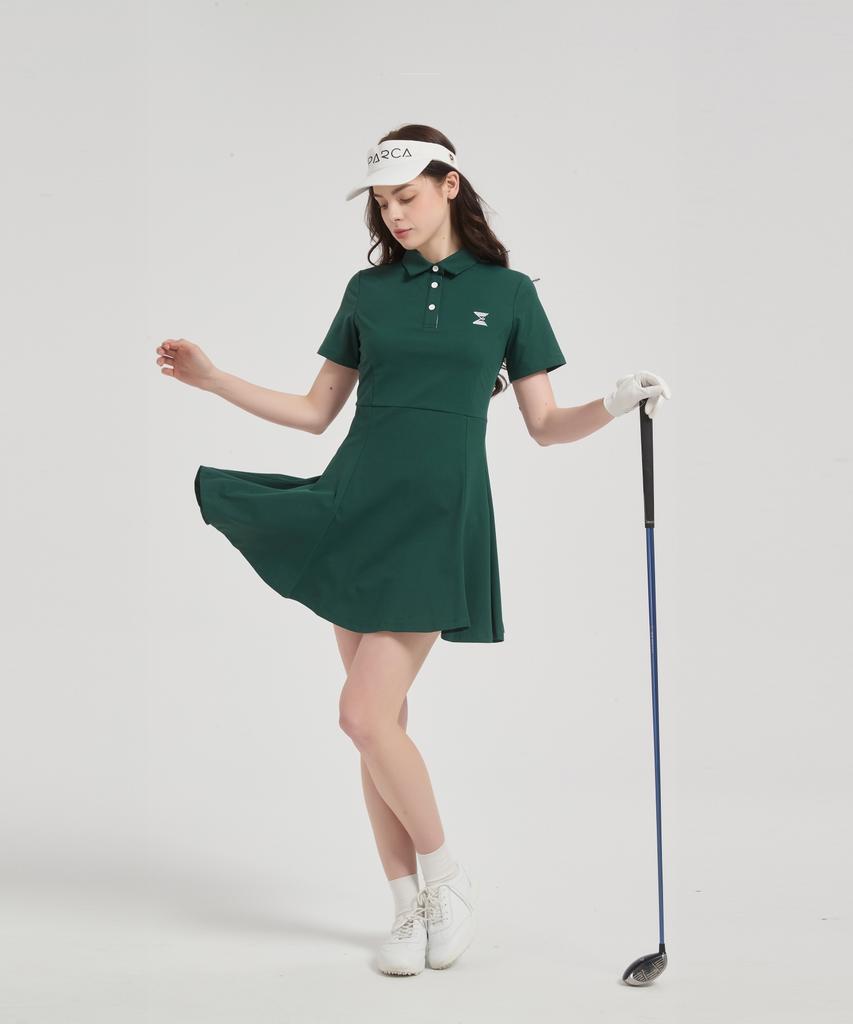 I Parka Olive Short Sleeve Dress