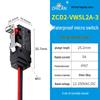 IP67 Waterproof Micro Switch, 5L1B/5L2A/5L3 Models, Straight Lever Roller, 1 NO/1 NC Limit Switch.
