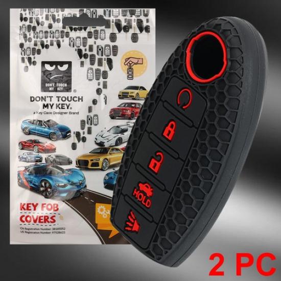 

For Nissan Altima Murano Rogue 5Buttons Key Fob Chain Cover Case Protector