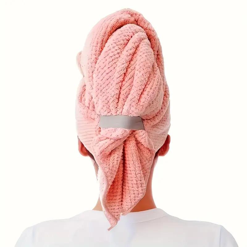 1PCS Shower Cap Magic Microfiber Hair Quick Drying Dryer Towel Bath Wrap Cap Quick Hat Turban Dry shower cap hair bonnet