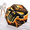 1pc Skull Fashionable Auto Opening/Closing Folding Umbrella with 8 Bones, Windproof Portable, Daily Use053