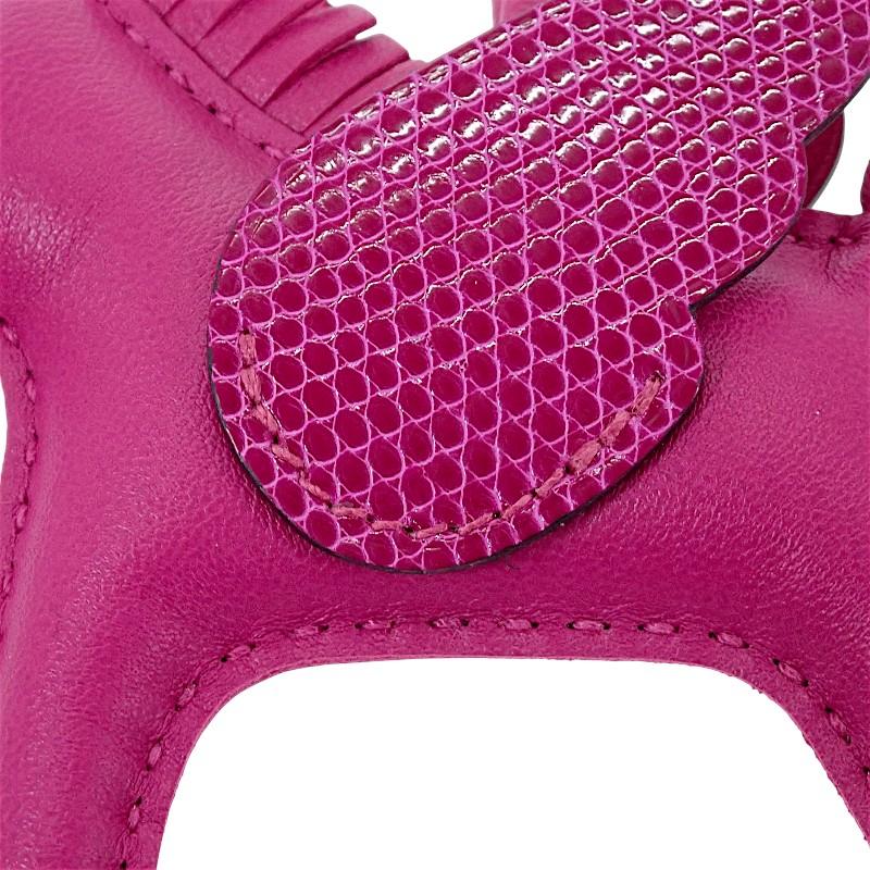 HERMES   Bag charm Rose purple Women