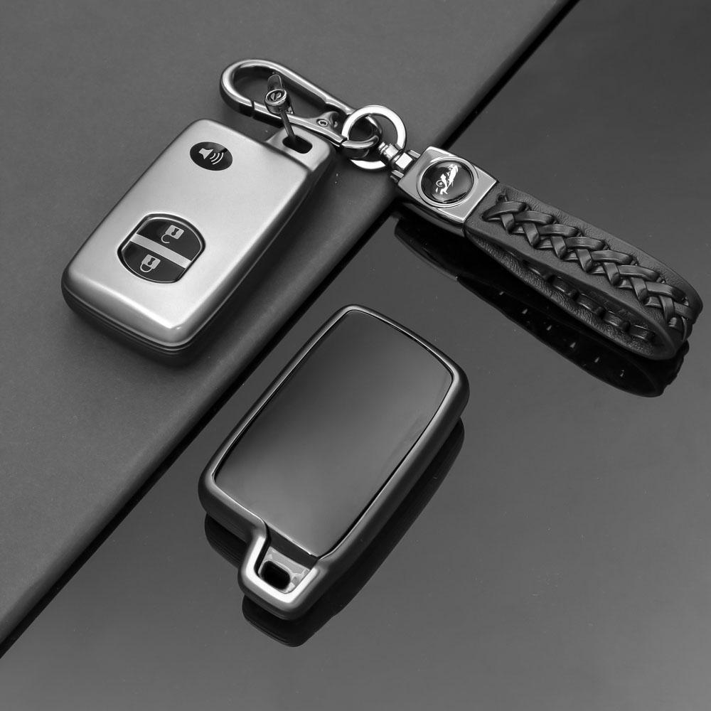 2/3/4 Buttons TPU Car Key Case for Toyota Aqua RAV4 Land Cruiser Camry Prado Corolla Prius Cover Keyless Remote Fob 2013 2014