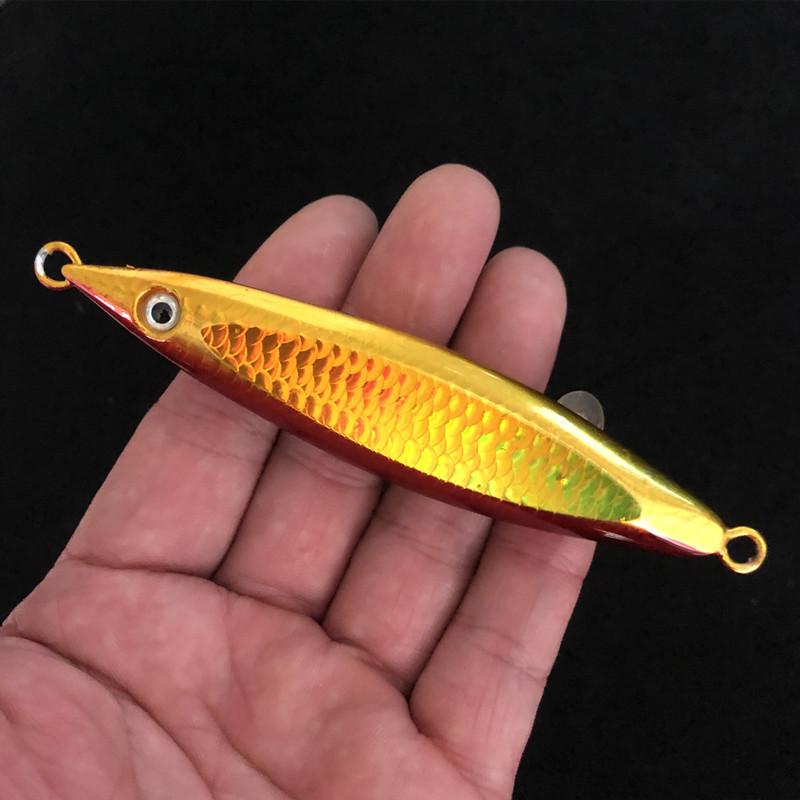 Glow-in-the-Dark Ocean Trolling Metal Jig (180g, 10.7cm) for Sea Fishing