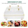 Snack Compartment Platter with Snacks Plate With Tray Tray Ideal for Parties Desktop Serving Dish Home Use