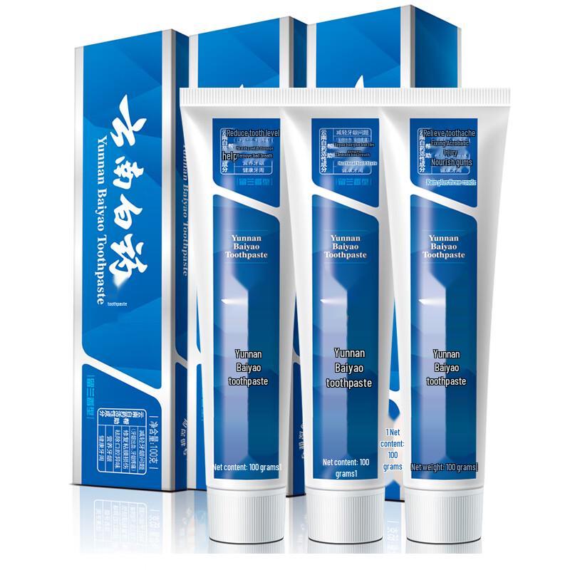 

Yunnan Baiyao Spearmint Toothpaste (3 x 100g)