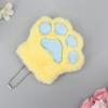 Handmade Plush Cats Paw Keychain Cats Paw Key Rings Backpack Car Charm Pendant