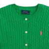 Polo Ralph Lauren Sweater Ss24 Logo Embroidered Solid Color Crew Neck Single-Breasted Long Sleeve Satin Trim Knit Kids Sweaters CWPOSWEG6820426-300