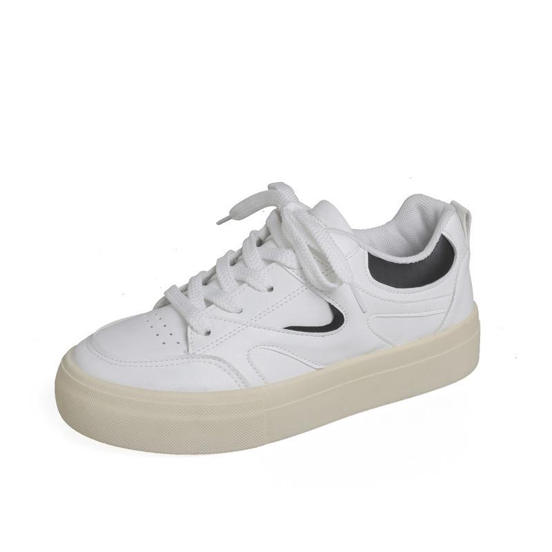 22 spring new breathable canvas shoes student platform casual board shoes