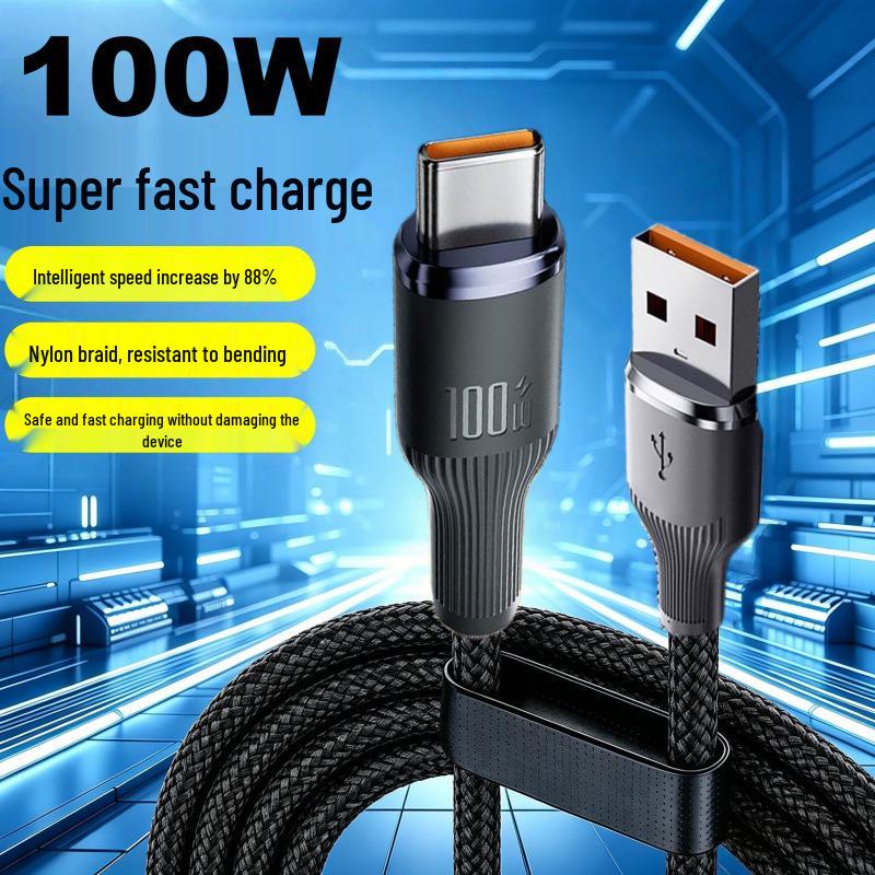 Fast Charging Type-C Cable for Apple 15, Huawei, Xiaomi, OPPO Phones, Tablets, iPads, Car Chargers
