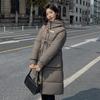Thickened and Lengthened Down Cotton Clothes for Women's Winter New Big Pockets Fashion Warm Jacket Tide