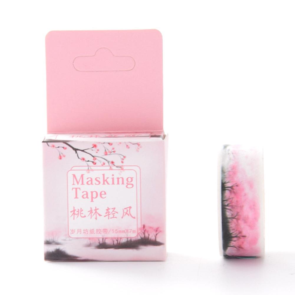 Tearable Washi Tape DIY Scrapbooking Masking Tape Sticker School Office Supply