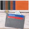 Portable Men Double Sided Thin Credit ID Card Coin Pouch Slim Card Holder Case Bag Business Wallet