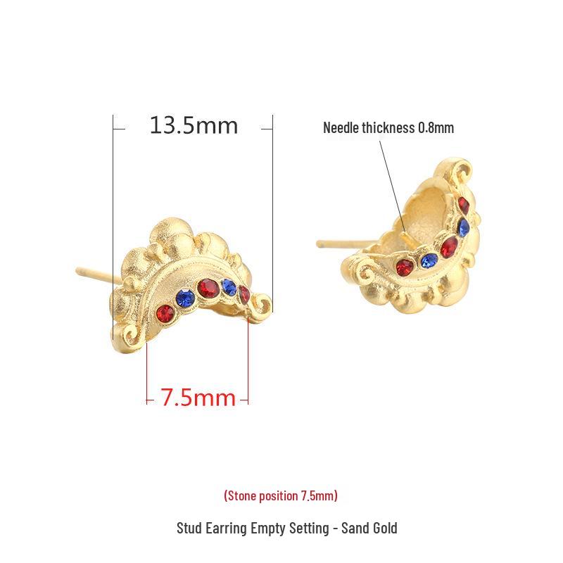 

Серьги-подвески из стерлингового серебра 925 пробы в виде маски китайской оперы - Аксессуары для серег из бусин для DIY 925 Silver
