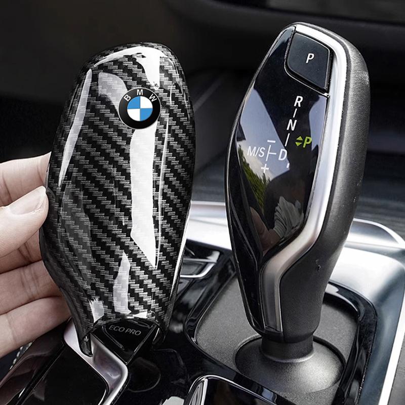 Carbon Fiber ABS Car Gear Shifter Knob Cover For BMW X3 X4 X5 X6 X7 F30 F20 F10 GT F31 F32 F34 F36 Trim Accessories Car Stickers rldf93