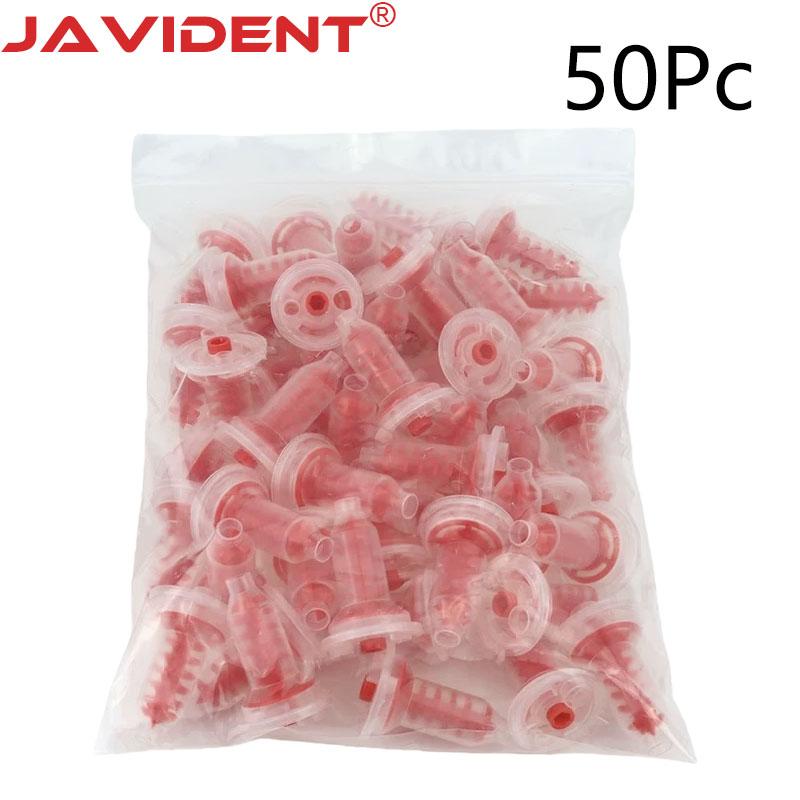 50Pc Dental 3M Machine-Use Disposable Dynamic Impression Mixing Tips Dual-Component Gun Tip Tubes Dental Laboratory Consumables