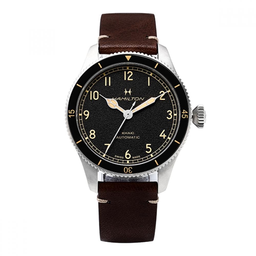 

Hamilton H76205530 Khaki Aviation Pilot Pioneer Men S Leather Watch H76205530
