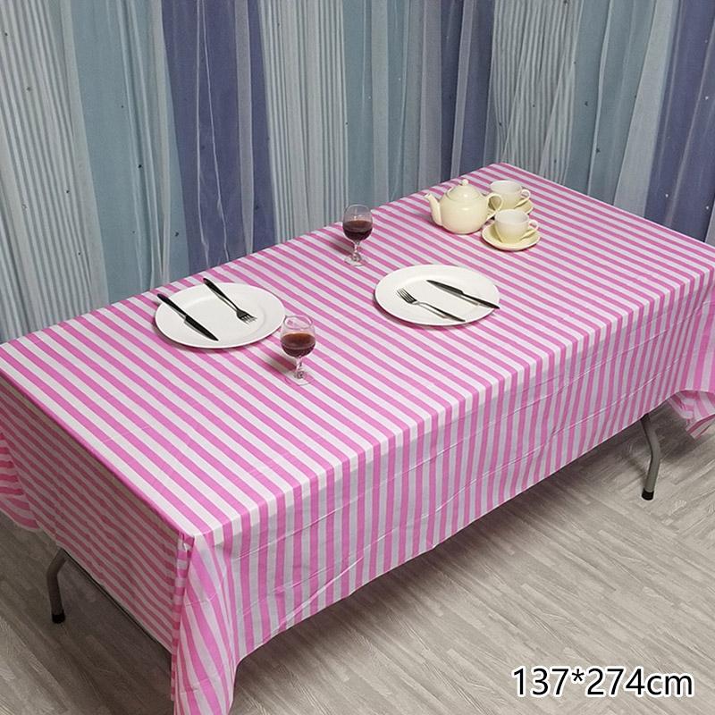 1PC Birthday Party Plastic Table Cover Disposable Table Cloth Waterproof Oil Proof Tablecloth Supplies