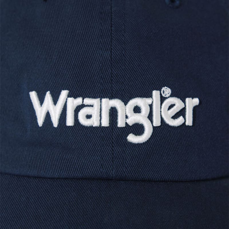 Wrangler Basic Cabelogo Washed Ball Cap Navy