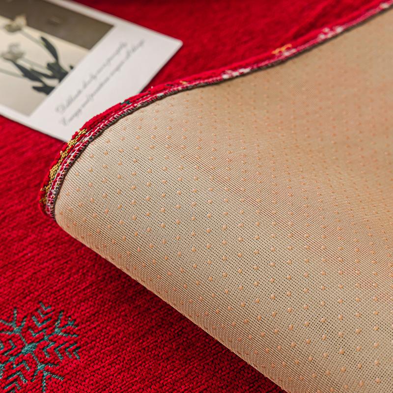 Christmas Tree Sofa Cover Mat 2025 New Light Luxury Premium Fixed One Piece Combination Warm Cover Cloth Anti Slip Sofa Cover