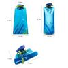 700ml Foldable Water Bottles Flexible Reusable Travel&Camping Water Bottle Water Pouch Soft Flask Water Bag With Carabiner Clip