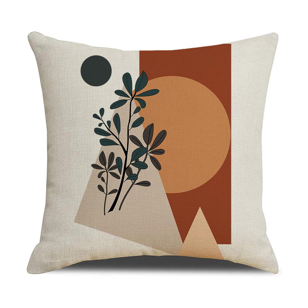 Modern Simple Abstract Leaf Pillow Case Living Room Decorative Sofa Cushion Cover Bedroom Pillow Case