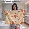Dog Paw Bone Pattern Absorbent Towel, Soft Quick-Dry Hand Towel for Bath