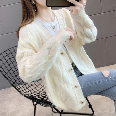 Frauen Strickjacke Pullover Lose Mode Neue Herbst Und Winter Westlichen Stil Casual Jacke Mantel Frauen