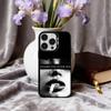 C-Cigarettes A-After Sex B-Band  Phone Case For iPhone17,16,15,14,13,12,11 Plus,Pro Max Black Candy silver phone case