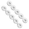 10Pcs GB807 M4 M5 M6 M8 M10 Handle Nut Knurled Thumb Nuts(M3)