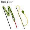 2pcs Feather Tassel Snake Cat Teaser Stick Pet Teasing Rod for Cats Toys Kitten Playing Scratch