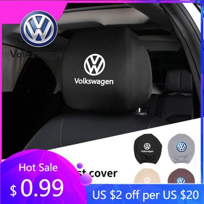 2026 Chaud Pour Volkswagen VW Housse de Protection d'Appuie-tête de Siège Auto Protège-Oreiller Anti-Saleté Pour VW Scirocco Jetta Beetle Golf Pass