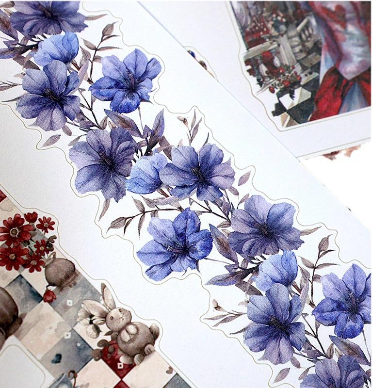 Cross-Border Pet Sticker Pack: European & American Alice Art for Junk Journals & Collages