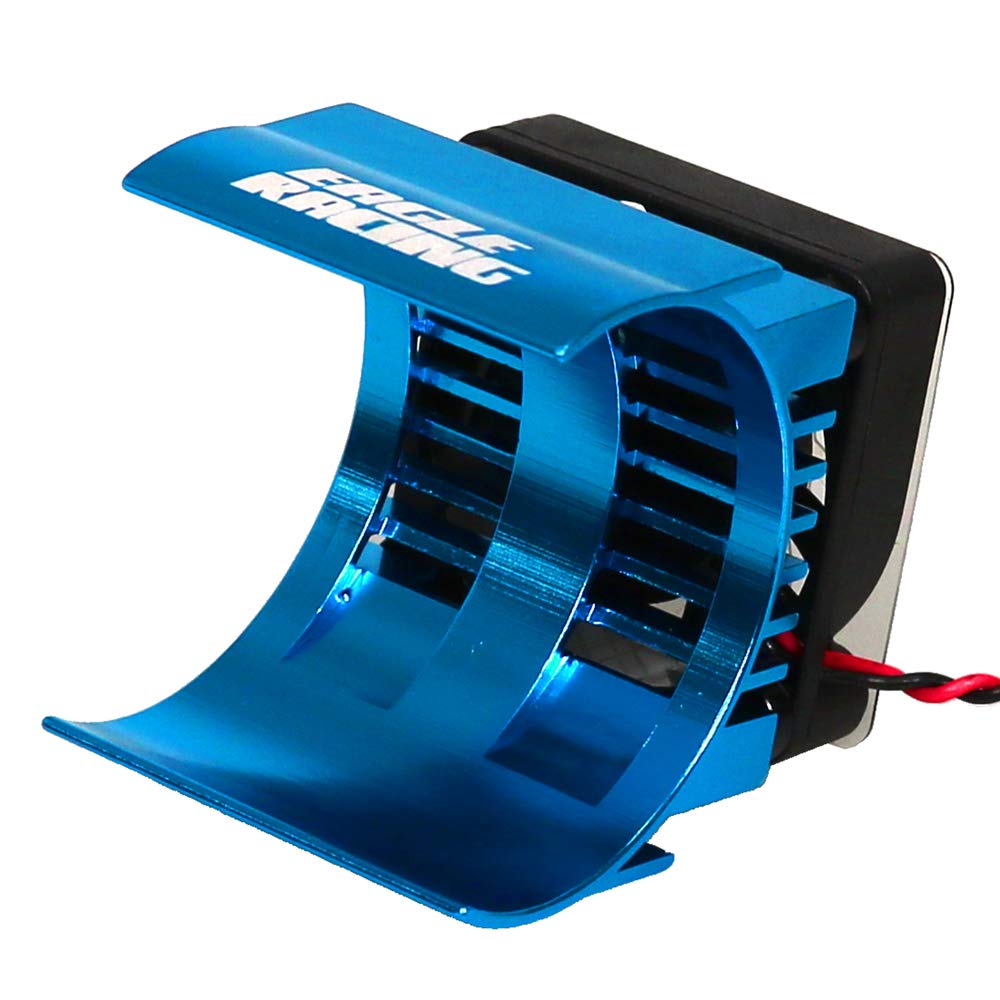 Eagle Model SP Motor Radiator 7.2V with Cooling Fan, Light Blue, 2479-LBL