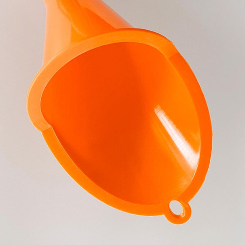 Car Long Stem Funnel Gasoline Engine Oil Fuel Filling Tool Motorcycle Long Mouth Funnel Plastic Car Anti Splash Long Oil Funnel