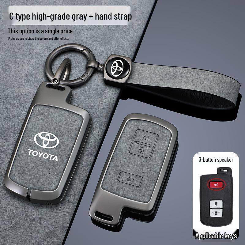 Key Case for 7th Gen Camry, 16-17 Model Land Cruiser, and 17 Model Land Cruiser 4000