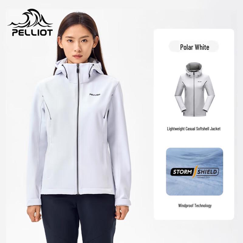 Pelliot Women s Hooded Outdoor Softshell Jacket M