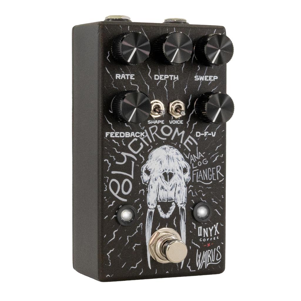 WALRUS AUDIO Polychrome Analog Flanger Flanger Black Friday 2023Limited Onyx Edition WAL-POLY/ONY