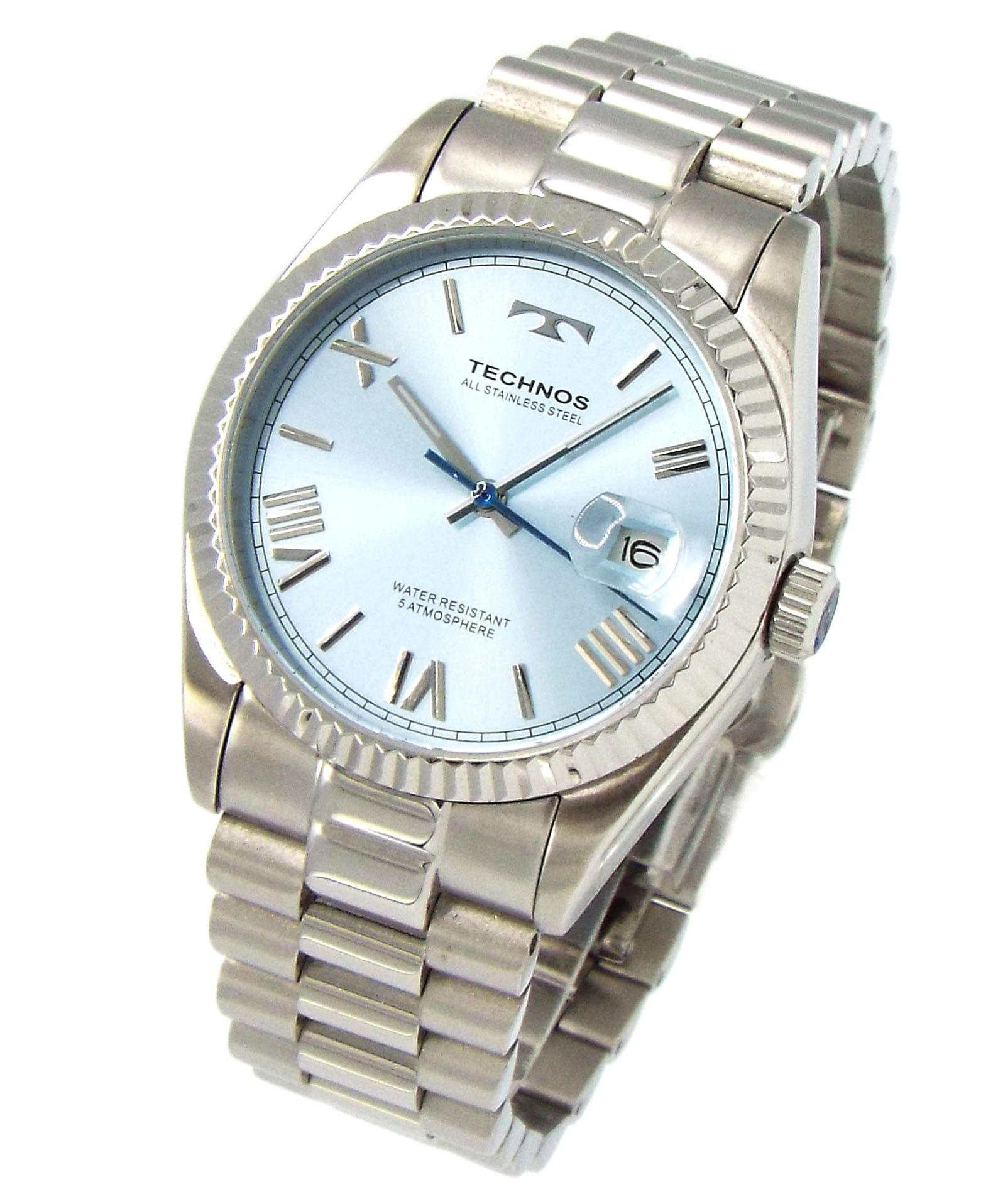 

Часы TECHNOS Technos Watch Нержавеющая сталь Светло-голубой TASM921ASI МУЖСКИЕ Мужские [Б/у] чёрный